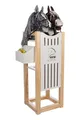 HKM Kinder Hobby Horsing Stall, Natur/Weiß, One Size