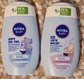 2x Nivea Baby Kopf bis Fuss Bad Gute Nacht Shampoo & Bad reinigt sanft 2 x 200ml