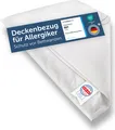 Blumtal Milbenbezug Decke 140x200 cm - Allergiker Milbenbezug für Decken
