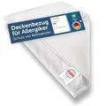 Blumtal® Milbenbezug Decke 140x200 cm - Oeko-TEX zertifizierte Allergiker Bettwäsche 140x200 cm - Milbenbezug für Decken - Hausstaubmilben Bettwäsche/Milben