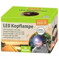 moses. LED-Kopflampe "Expedition Natur" in Schwarz