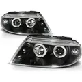 Scheinwerfer Angel Eyes passend für VW Passat 3BG Bj. 00-05 Schwarz