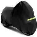 Woltu - Motorradabdeckung Wasserdicht Winterfest, Motorrad Abdeckplane Outdoor Aus 210d Oxford Stoff 245x105x125 Cm