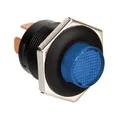 Taster mit LED - 12/24V - Blau