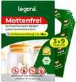 Legona Schlupfwespen gegen Lebensmittelmotten, 3 Lieferungen mit je 9 Trägern, 9 Wochen Vollbehandlung