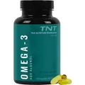 TNT (True Nutrition Technology) Omega-3 Kapseln aus Algenöl mit 300mg DHA + 150mg EPA Kapseln, 120,00 St., 164 g