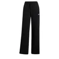 adidas Damen Essentials Small Logo Feel Cozy Open Hem Pants, Black/White, L