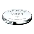 Varta 0321101111 Silber-Oxid Uhrenzelle, V321 (SR65), 1,55 Volt, 13 mAh