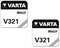 2 x VARTA V321 Uhrenbatterien 1,55 V SR616SW SR65 RW 321 15mAh Knopfzelle