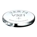 VARTA Silber Oxid Uhrenzelle V321 (SR65) 1,55 Volt 13 mAh