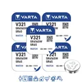 5 x Varta 321 Uhrenbatterien 1,55 V SR616SW SR65 RW 321 15mAh Knopfzelle