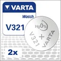 2x Varta V321 / SR616SW Watch Uhrenbatterien SR65 V 321 Batterien Knopfzellen