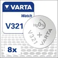 8x Varta V321 / SR616SW Watch Uhrenbatterien SR65 V 321 Batterien Knopfzellen