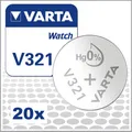20x Varta V321 / SR616SW Watch Uhrenbatterien SR65 V 321 Batterien Knopfzellen