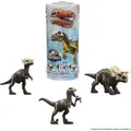 Jurassic World Dino Reveal Dinosaurierspielzeuge, warmes Wasser macht gesamte Farbgebung sichtbar, Auspacken & Farbwechsel, 4 Jahr(e), Gemischte Farben, Kunststoff