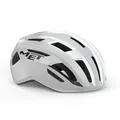 MET Fahrradhelm Vinci MIPS weiß silber | glänzend M (56-58 cm)