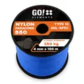Paracord 550 Typ III | ø 4mm - 11 Kerne - max. 250 kg | 100% Nylonschnur - reißfest & extrem stabil | Nylonseil, Allzweckseil, Reepschnur & Outdoor Seil