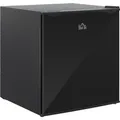 HOMCOM Mini Gefrierschrank  Stahl Kunststoff Schwarz 47L x 44,2B x 48,8H cm