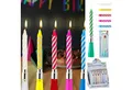 CEPEWA Geburtstagskerze Geburtstagskerze Musik 36er Display 'Happy Birthday' 6 Farben PP (36-tlg)