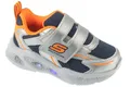 Skechers Meteor-Lights - Glow Spike 401498N-SLOR, Boy Sneakers, Silver, 26 EU