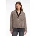 Rino & Pelle Bouclèjacke SENA mit Revers Kragen beige XS (34)