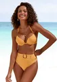 s.Oliver Push-Up-Bikini-Top "Rome", in verschiedenen Unifarben, Gr. 34 - Cup B, gelb Cup B