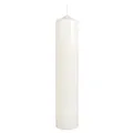 Rayher 3140396 Stumpenkerze, creme, rund, Länge 30 cm, 6 cm ø,100% Paraffin, RAL-Gütezeichen, Rundkerze, Taufkerze, Kommunionkerze, Kerzenrohling zum Verzieren und Basteln