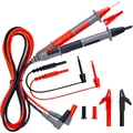Messleitungen Multimeter Zubehör Prüfsonden Krokoklemmen Mini-Haken Set 8-teilig