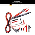 Messleitungen Set 8-teilig für Multimeter mit Krokodilklemmen und Haken