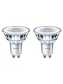 Philips LED-Lampe Classic Spot 4.6W/827 (50W) 36° 2-pack GU10