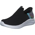 Skechers SKECHERS GIRLS, Schlüpfen, Black Mesh/Multi Trim,