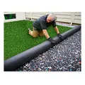 MDEKOR Kunstrasenteppich Outdoor - Kunstrasen wetterfest, Rasenteppich Meterware Grün 250x200 cm, Balkon Bodenbelag wasserdurchlässig mit Drainage 200 cm breit in Echtrasen-Optik