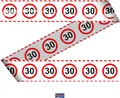 Verkehrsschild 30 Absperrband 15m