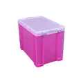 Really Useful Box 19 Liter transparent hell rosa