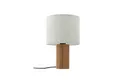 Lindby Tischleuchte Kimiko, Holz IP20, 1 x 15 W LED
