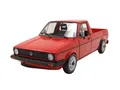 Solido Modellauto VW Caddy Pick Up 1982 rot, Maßstab 1:18