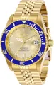 Invicta Pro Diver 29185 Herrenuhr - Automatikwerk - Edelstahl mit goldenem Zifferblatt - 42 mm