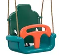 Wickey Babyschaukel - Babysitz verstellbar (3 Teile) - MITWACHSEND - Zubehör für Spielturm, Verstellbarer Babyschaukelsitz, extrem witterungsbeständig