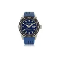 Locman Herren Armbanduhr Stealth 0215V3-0KBLNKS2B - Silikon, Titan - 46 x 14 mm - 30 ATM - Datumsanzeige