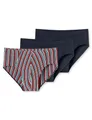 Schiesser Herren 3 Pack Unterwäsche Slips mit weichem Bund Bio Baumwolle Multipack - 95/5 Organic, Sortiert 9_180841, 4