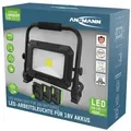 ANSMANN Arbeitsstrahler FL50 W 18 V – LED Baustrahler für 18V Powertool-Akkus mit 4500 Lumen