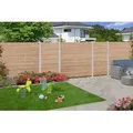 Sichtschutzzaun Rhombus DIY Lärche Natur 180x180 cm Gartenzaun Sichtschutz
