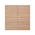 Mega Holz Sichtschutzzaun Rhombus DIY Lärche Natur 180x180 cm