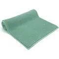 heimtexland Badematte Badvorleger Chenille Badteppich Duschvorleger, rutschhemmend beschichtet, Fußbodenheizung geeignet, fußbodenheizungsgeeignet, saugstark, schnell trocknend, strapazierfähig, rutschfest, Polyester, rechteckig, 70x120 cm, Hochflor, super weich, extrem saugfähig, Maschinenwäsche grün 70x120 cm