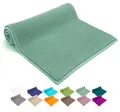heimtexland ® Badvorleger Chenille Super Flauschig Saugstark Badteppich Badematte Ökotex Typ771 Mint 70 x 120 cm