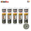 Reparaturmörtel Zement-Fix 5 x 300 ml Zementgrau Fugenmörtel Express Cement
