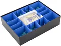 Feldherr Organizer kompatibel mit HeroQuest (2021): Die Geisterkönigin - Brettspielbox - Verbesserte Übersicht für Modelle und Zubehör Dank Sortiereinsatz