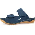 Reflexan Damenschuhe Hausschuhe Pantolette Blau Freizeit, Schuhgröße:37 EU - Blau - 37
