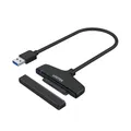 UNITEK Konverter USB 3.0 zu SATA-Schnittstelle 6G, für HDD und SSD Festplatten mit belibiger Kapazität, super schnell 6GBpS, UASP Funktion, matt, schwarz