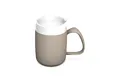Ornamin Schnabelbecher Becher mit Trink-Trick mit Schnabelaufsatz/Trinkaufsatz, 2-tlg., Kunststoff, Trinkhilfe l Alltagshilfe l bruchstabil l BPA-frei l Made in Germany